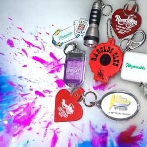 Really cool old Reno keychain lot, in great shape for you casino lovers!